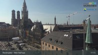Archiv Foto Webcam Marienplatz München - Altes Rathaus 11:00