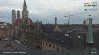 Archiv Foto Webcam Marienplatz München - Altes Rathaus 09:00