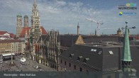 Archiv Foto Webcam Marienplatz München - Altes Rathaus 11:00