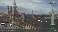 Archiv Foto Webcam Marienplatz München - Altes Rathaus 13:00