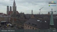 Archiv Foto Webcam Marienplatz München - Altes Rathaus 15:00