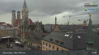 Archiv Foto Webcam Marienplatz München - Altes Rathaus 19:00