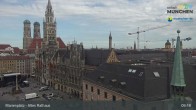 Archiv Foto Webcam Marienplatz München - Altes Rathaus 08:00