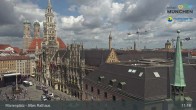 Archiv Foto Webcam Marienplatz München - Altes Rathaus 10:00