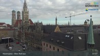 Archiv Foto Webcam Marienplatz München - Altes Rathaus 07:00