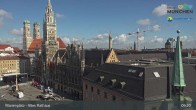 Archiv Foto Webcam Marienplatz München - Altes Rathaus 08:00