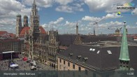 Archiv Foto Webcam Marienplatz München - Altes Rathaus 12:00
