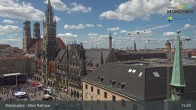 Archiv Foto Webcam Marienplatz München - Altes Rathaus 14:00