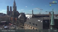 Archiv Foto Webcam Marienplatz München - Altes Rathaus 16:00