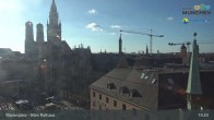 Archiv Foto Webcam Marienplatz München - Altes Rathaus 18:00