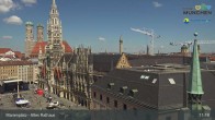 Archiv Foto Webcam Marienplatz München - Altes Rathaus 10:00