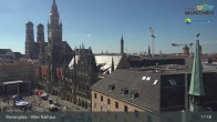 Archiv Foto Webcam Marienplatz München - Altes Rathaus 16:00