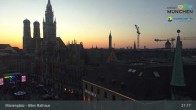 Archiv Foto Webcam Marienplatz München - Altes Rathaus 20:00