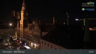 Archiv Foto Webcam Marienplatz München - Altes Rathaus 02:00