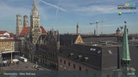 Archiv Foto Webcam Marienplatz München - Altes Rathaus 08:00