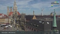 Archiv Foto Webcam Marienplatz München - Altes Rathaus 10:00