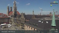 Archiv Foto Webcam Marienplatz München - Altes Rathaus 12:00