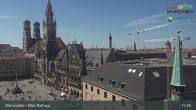 Archiv Foto Webcam Marienplatz München - Altes Rathaus 14:00