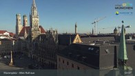 Archiv Foto Webcam Marienplatz München - Altes Rathaus 07:00