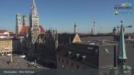 Archiv Foto Webcam Marienplatz München - Altes Rathaus 08:00