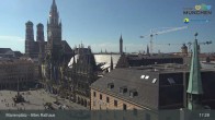 Archiv Foto Webcam Marienplatz München - Altes Rathaus 16:00