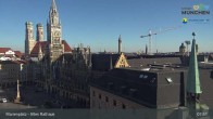 Archiv Foto Webcam Marienplatz München - Altes Rathaus 08:00