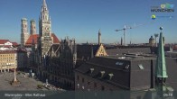Archiv Foto Webcam Marienplatz München - Altes Rathaus 09:00