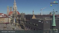 Archiv Foto Webcam Marienplatz München - Altes Rathaus 11:00