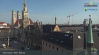 Archiv Foto Webcam Marienplatz München - Altes Rathaus 07:00