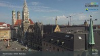 Archiv Foto Webcam Marienplatz München - Altes Rathaus 08:00