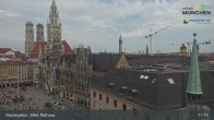 Archiv Foto Webcam Marienplatz München - Altes Rathaus 10:00