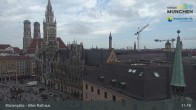 Archiv Foto Webcam Marienplatz München - Altes Rathaus 10:00