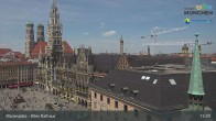 Archiv Foto Webcam Marienplatz München - Altes Rathaus 12:00