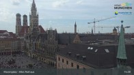 Archiv Foto Webcam Marienplatz München - Altes Rathaus 14:00