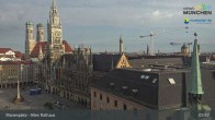 Archiv Foto Webcam Marienplatz München - Altes Rathaus 07:00