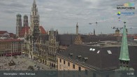 Archiv Foto Webcam Marienplatz München - Altes Rathaus 12:00