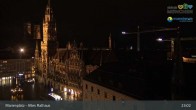 Archiv Foto Webcam Marienplatz München - Altes Rathaus 02:00