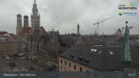 Archiv Foto Webcam Marienplatz München - Altes Rathaus 07:00