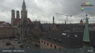 Archiv Foto Webcam Marienplatz München - Altes Rathaus 08:00