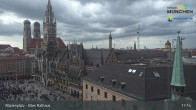 Archiv Foto Webcam Marienplatz München - Altes Rathaus 16:00
