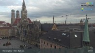 Archiv Foto Webcam Marienplatz München - Altes Rathaus 07:00