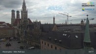 Archiv Foto Webcam Marienplatz München - Altes Rathaus 08:00