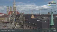 Archiv Foto Webcam Marienplatz München - Altes Rathaus 10:00