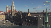 Archiv Foto Webcam Marienplatz München - Altes Rathaus 08:00