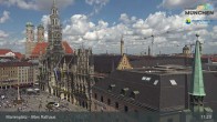 Archiv Foto Webcam Marienplatz München - Altes Rathaus 10:00