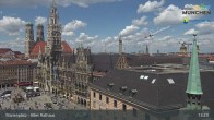 Archiv Foto Webcam Marienplatz München - Altes Rathaus 12:00