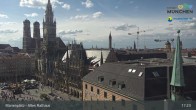 Archiv Foto Webcam Marienplatz München - Altes Rathaus 16:00