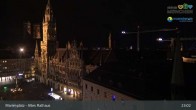 Archiv Foto Webcam Marienplatz München - Altes Rathaus 02:00