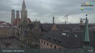 Archiv Foto Webcam Marienplatz München - Altes Rathaus 12:00