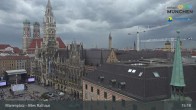 Archiv Foto Webcam Marienplatz München - Altes Rathaus 14:00